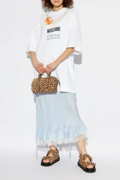 Moschino WHITE Dress with print