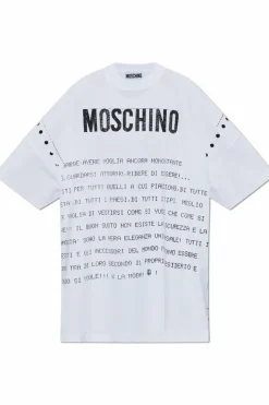Moschino WHITE Dress with print
