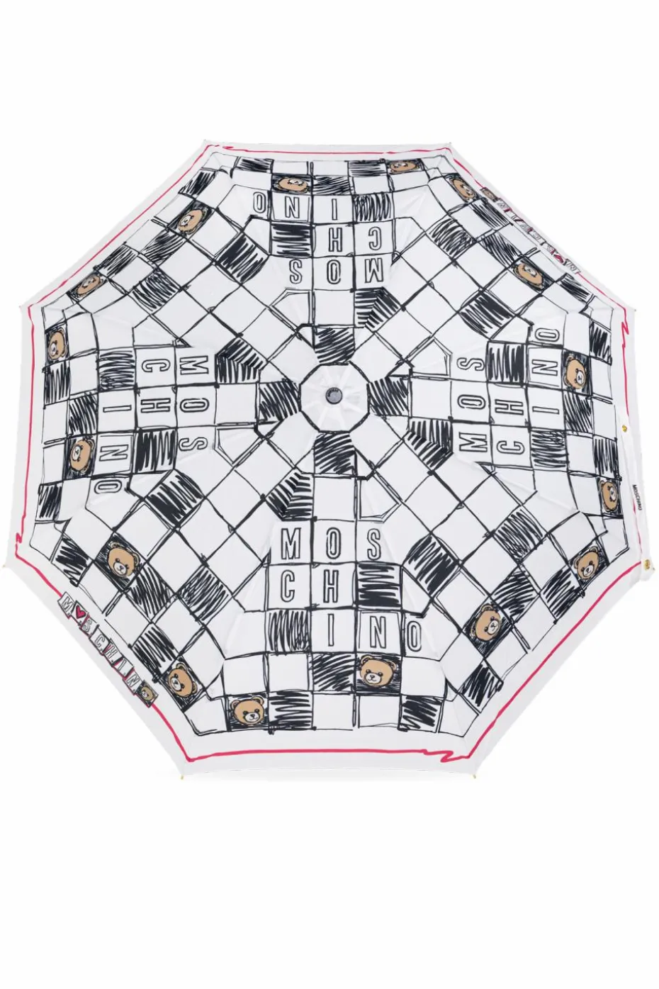 Moschino WHITE Folding umbrella