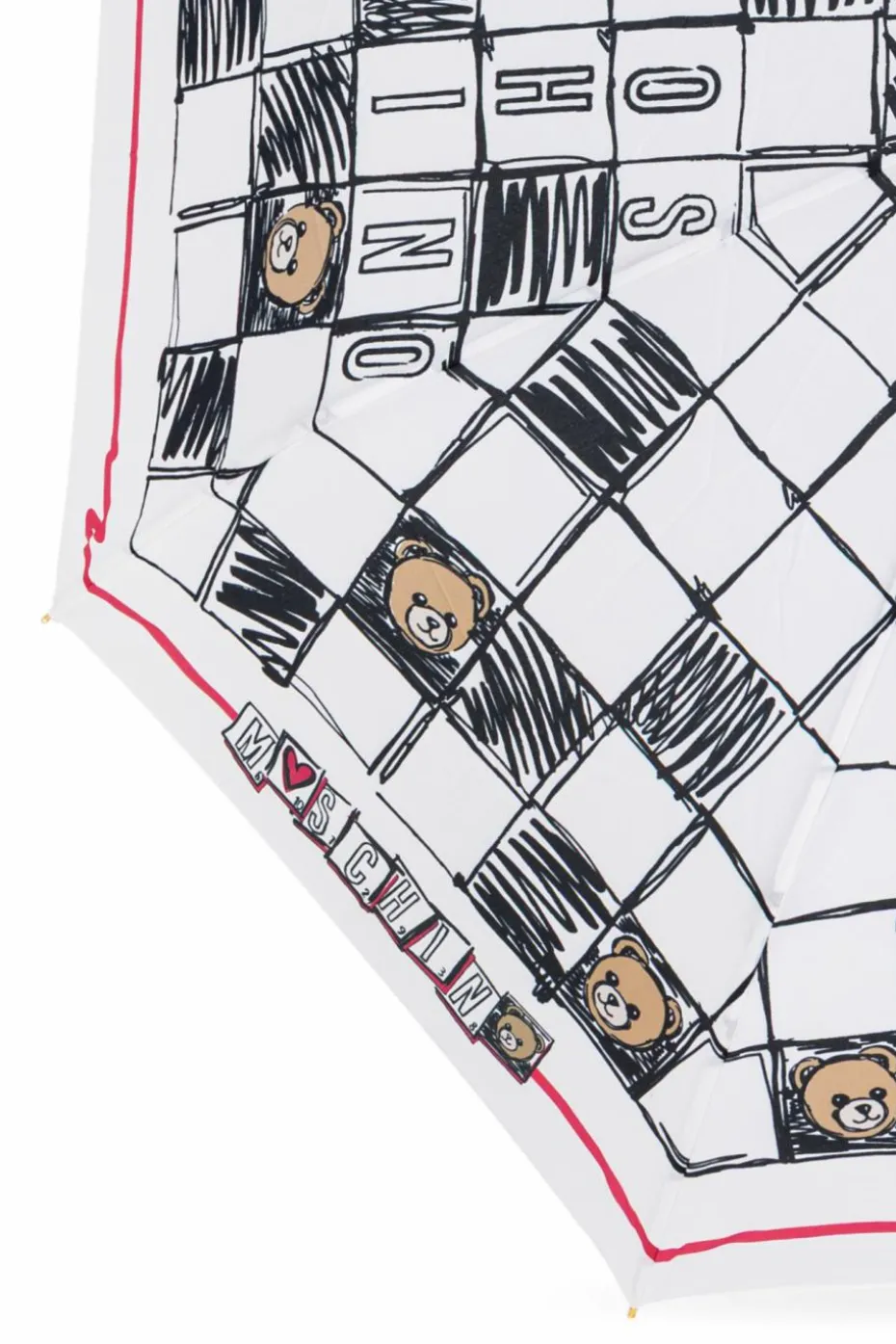 Moschino WHITE Folding umbrella
