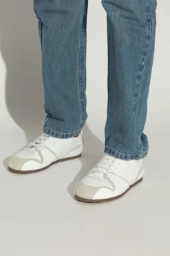 Moschino WHITE Leather sneakers