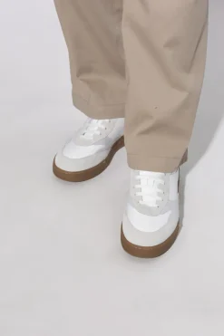 Moschino WHITE Leather sneakers