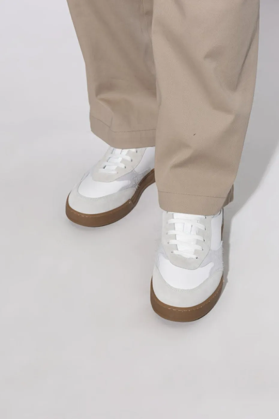 Moschino WHITE Leather sneakers