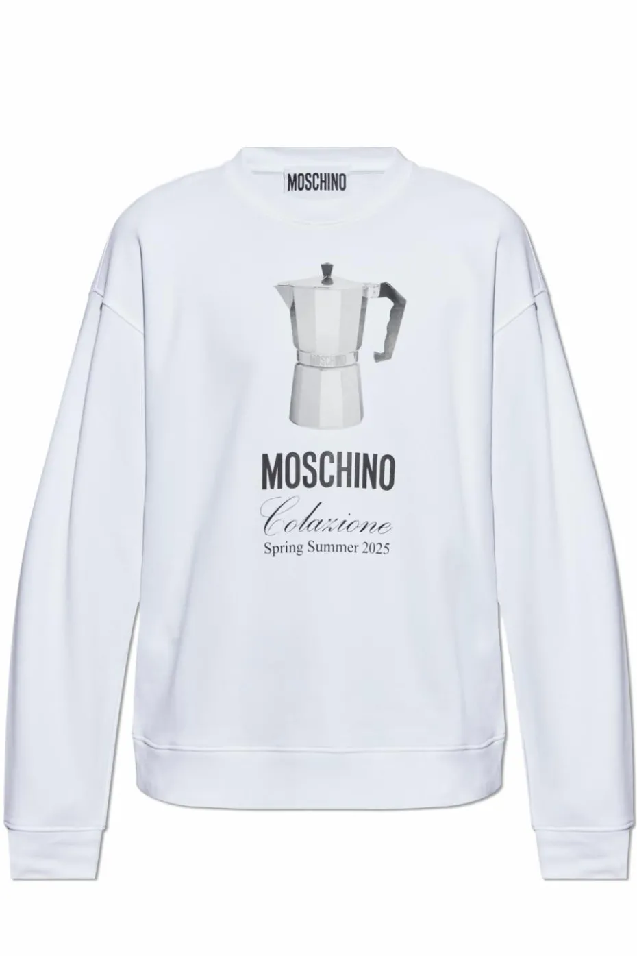 Moschino WHITE Printed sweatshirt