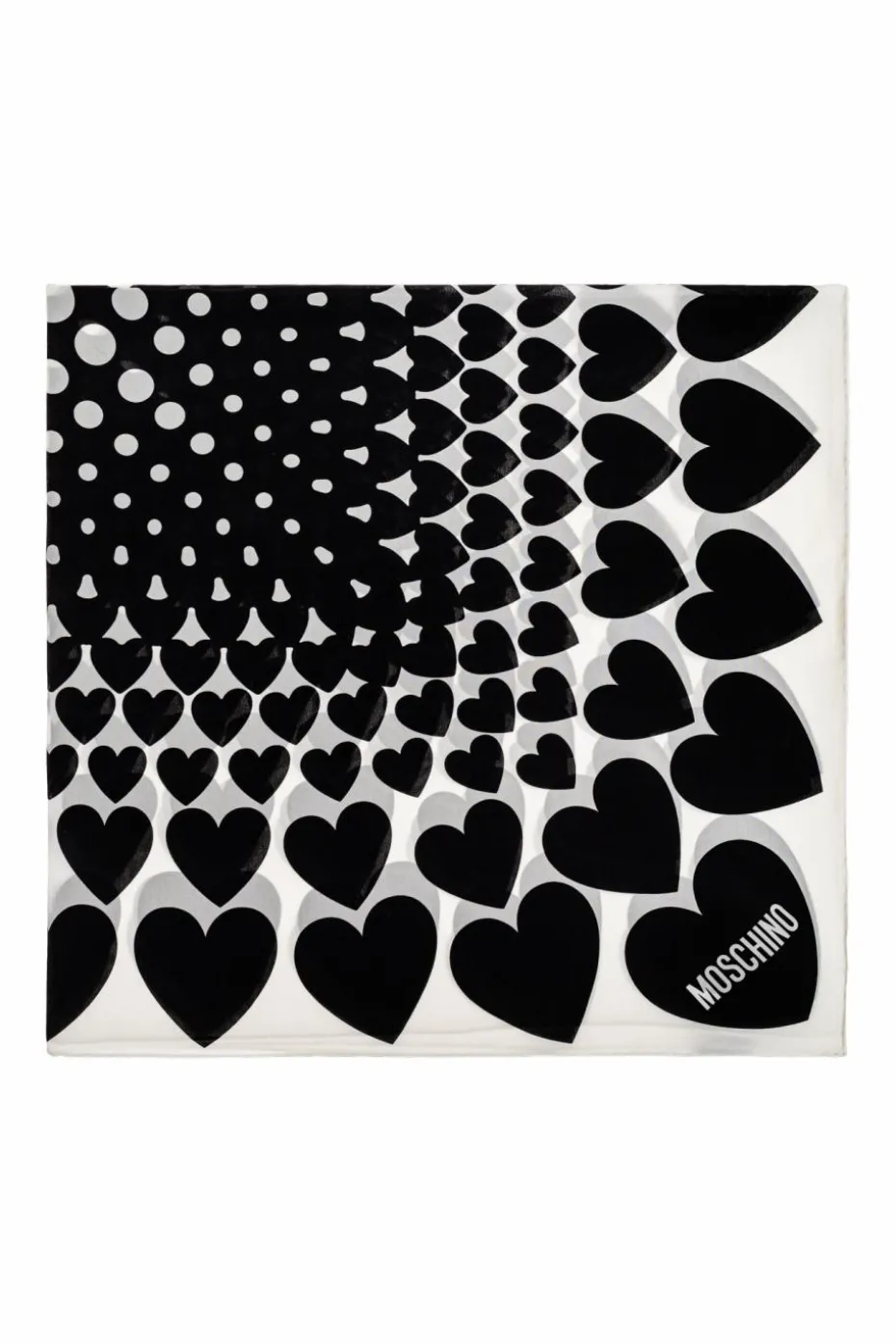 Moschino WHITE Silk scarf