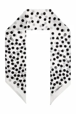 Moschino WHITE Silk scarf