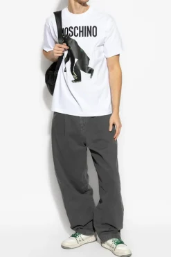 Moschino WHITE T-shirt with logo