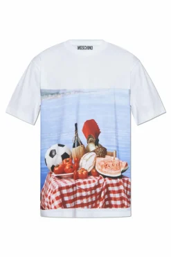 Moschino WHITE T-shirt with print