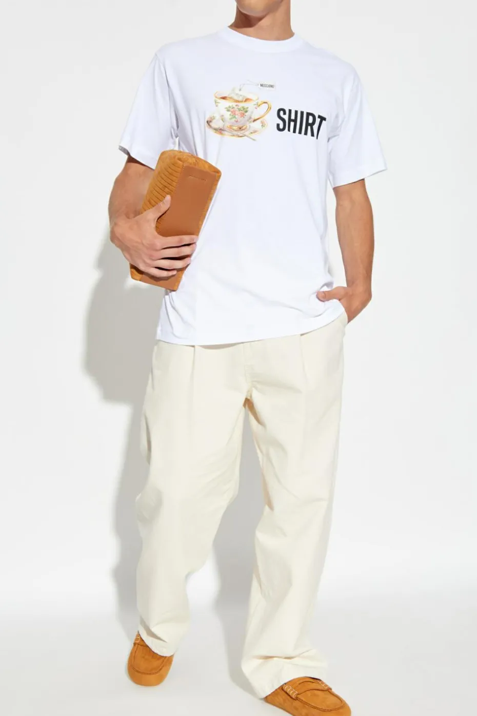 Moschino WHITE T-shirt with print