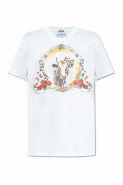 Moschino WHITE T-shirt with print