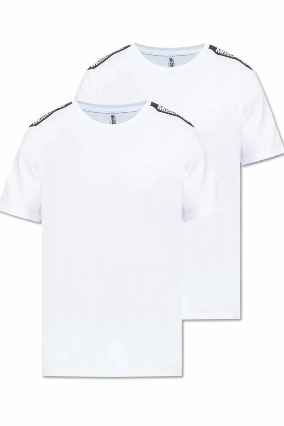 Moschino WHITE Two-pack of t-shirts from the Underwear collection
