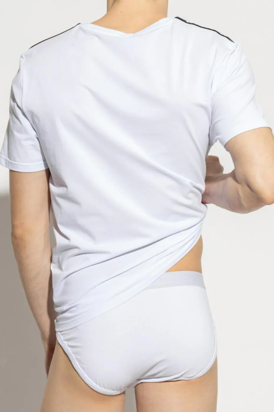 Moschino WHITE Two-pack of t-shirts from the Underwear collection