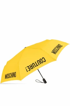 Moschino YELLOW Folding umbrella with logo