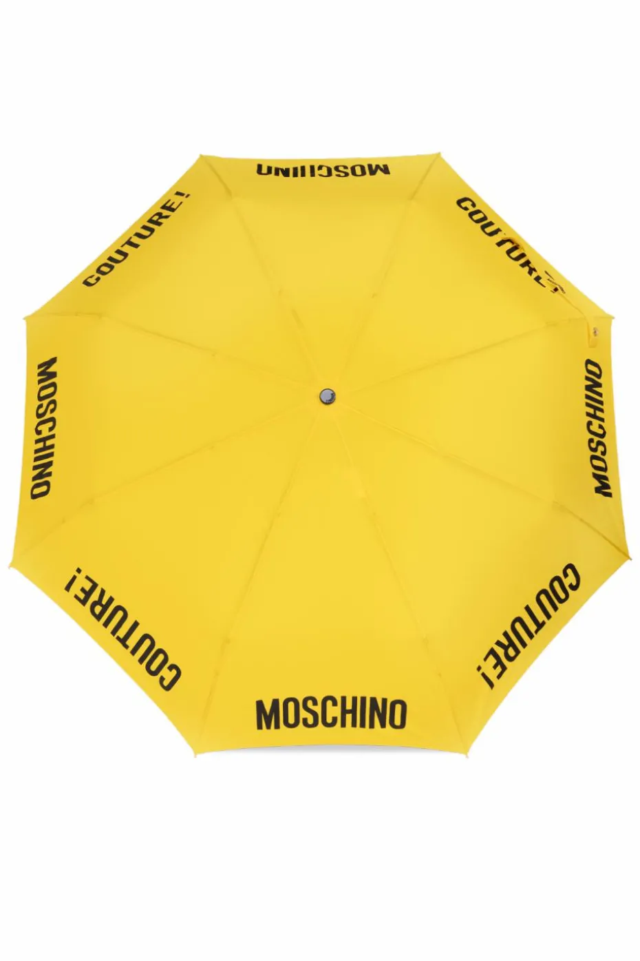 Moschino YELLOW Folding umbrella with logo