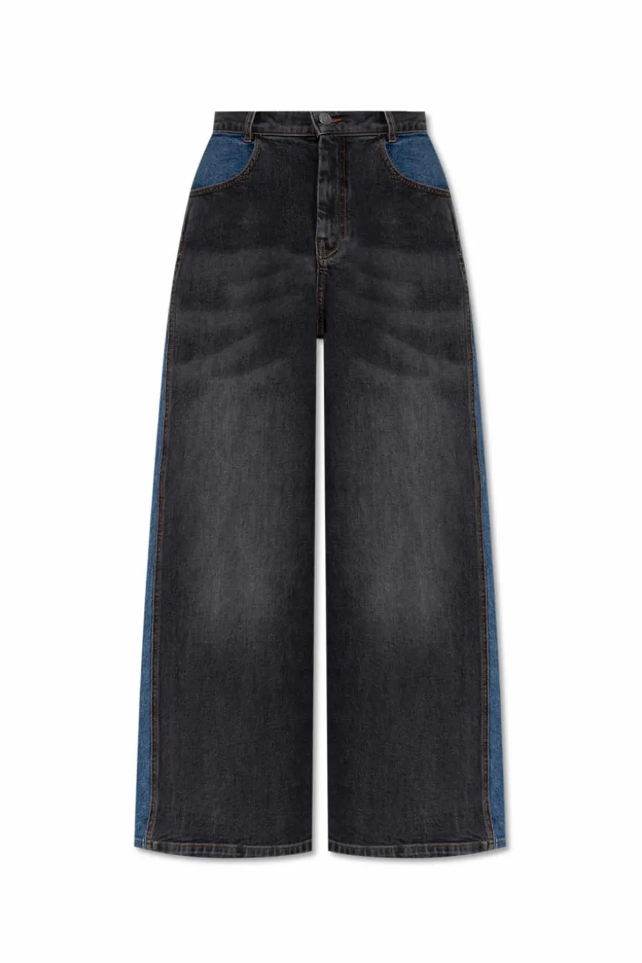 Munthe BLACK Jeans with logo
