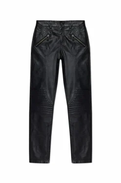 Munthe BLACK Leather pants