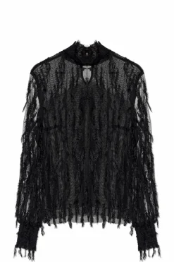 Munthe BLACK Top with decorative finish