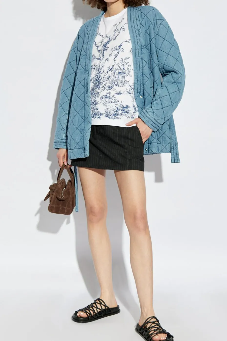 Munthe BLUE Quilted jacket ‘Fridolf’