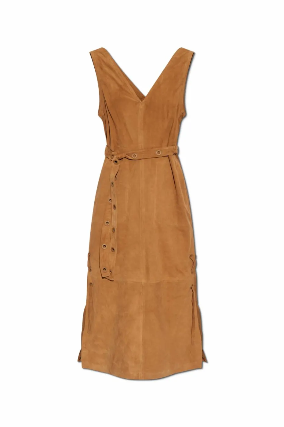 Munthe BROWN Suede dress ‘Filom’
