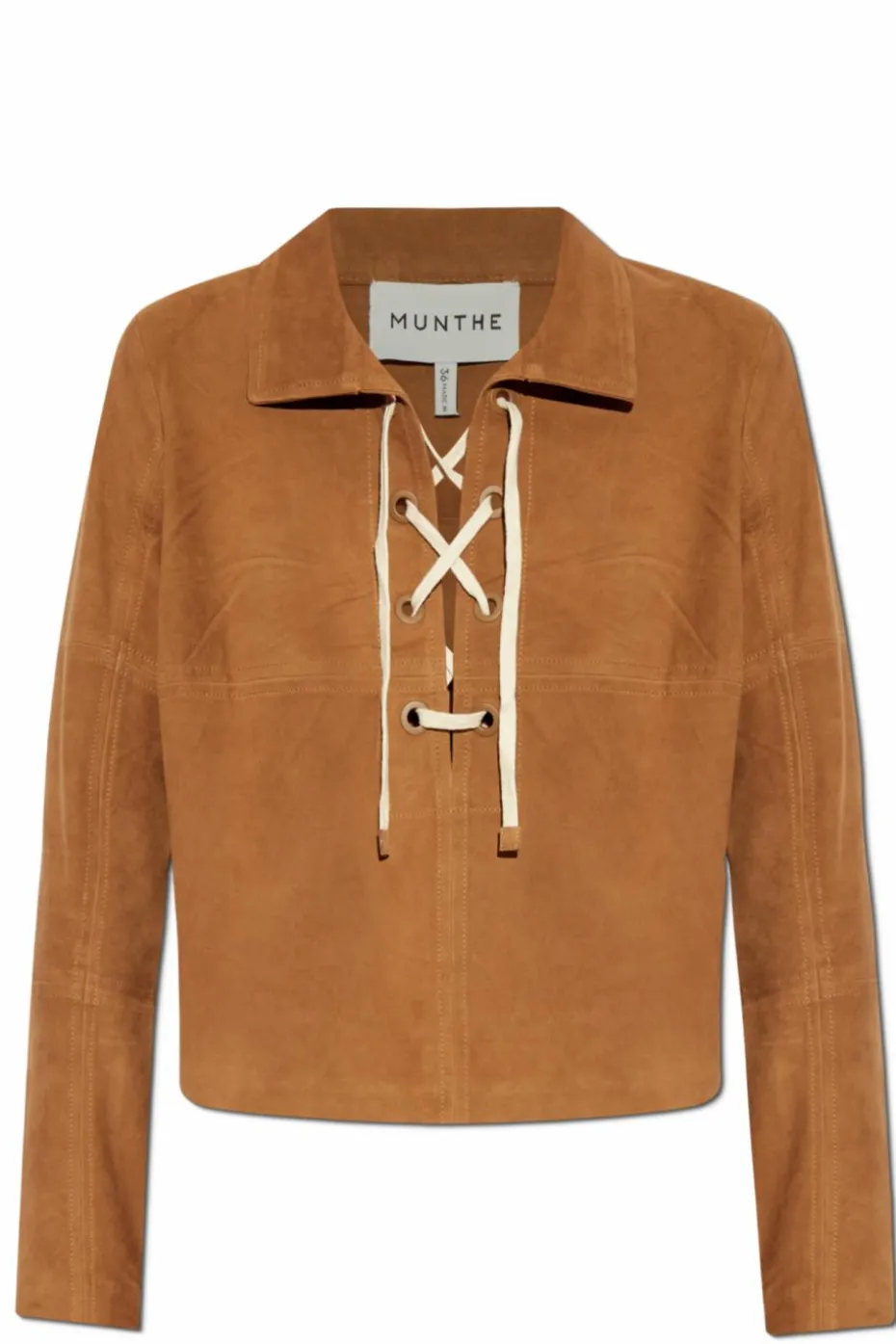 Munthe BROWN Suede top ‘Finaz’