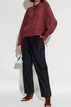 Munthe BURGUNDY "Loasta" shirt