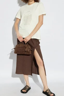 Munthe cream T-shirt with 'Fenella' logo