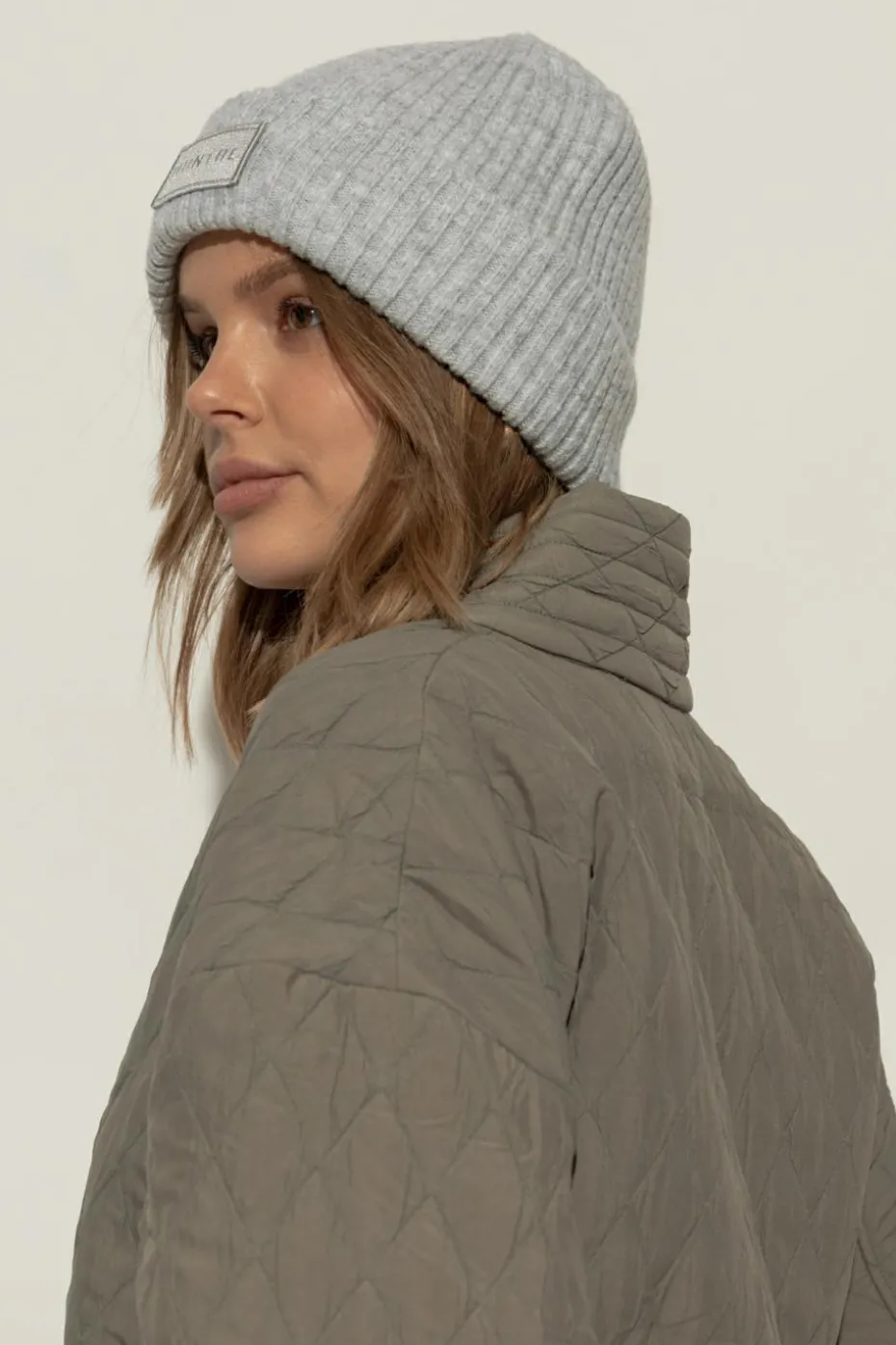 Munthe GREY Cap with logo patch