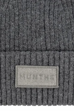Munthe GREY Cap with logo patch