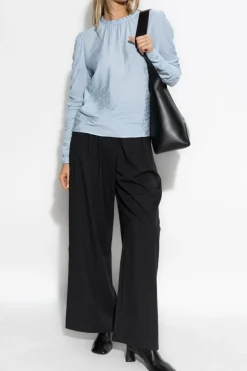 Munthe light blue Draped top