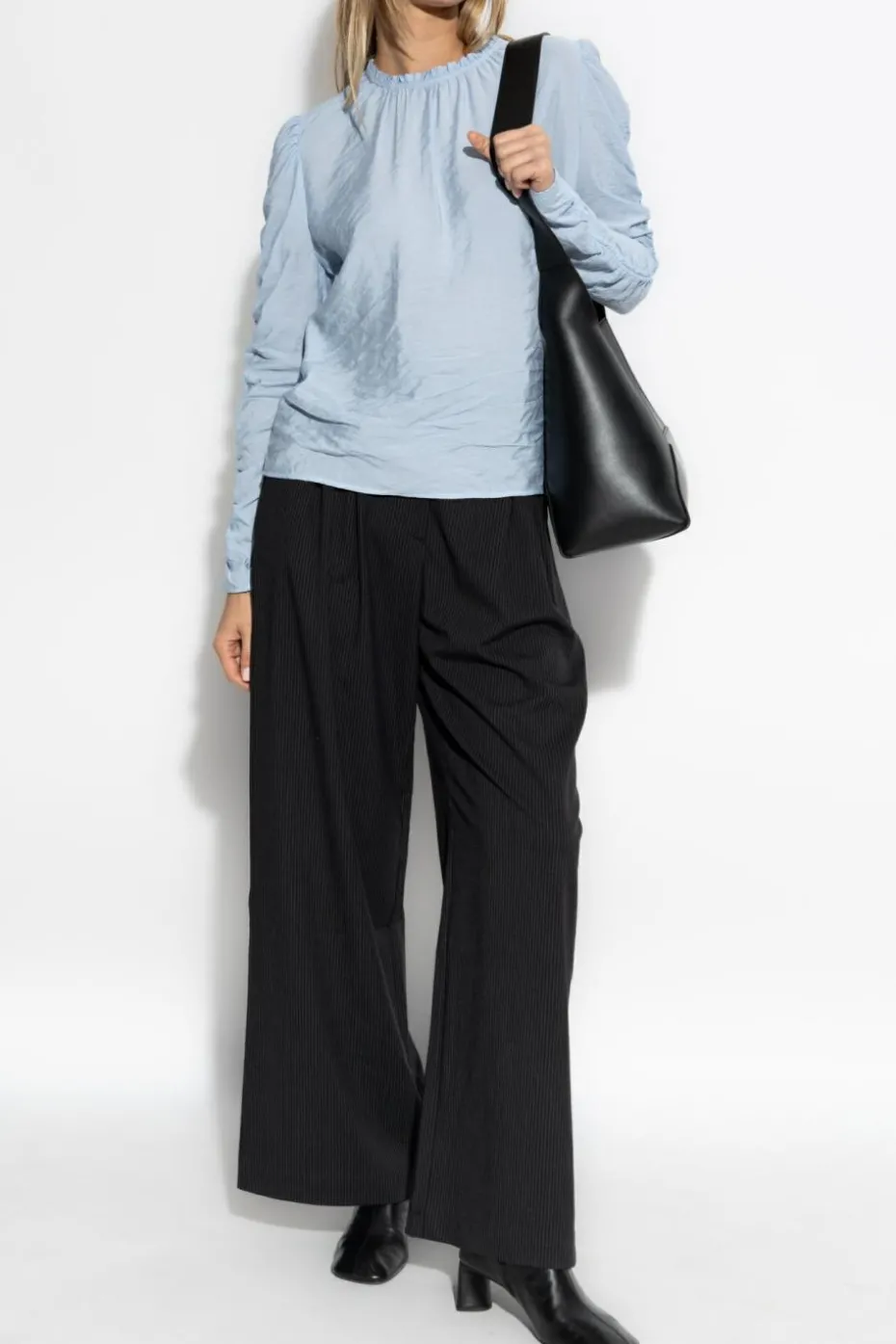 Munthe light blue Draped top