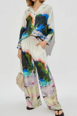 Munthe MULTICOLOUR Silk pants