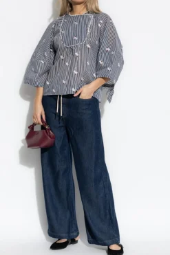 Munthe NAVY BLUE Top "Pristina"