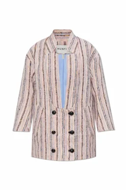 Munthe PINK Pinstripe Blazer