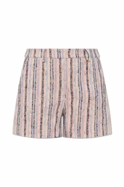 Munthe PINK Striped pattern shorts