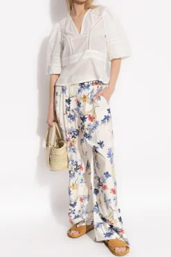 Munthe WHITE Short sleeve top 'Florise'