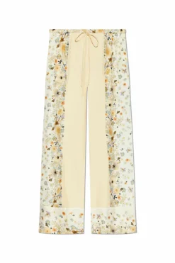 Munthe YELLOW Floral patterned pants ‘Fabert’