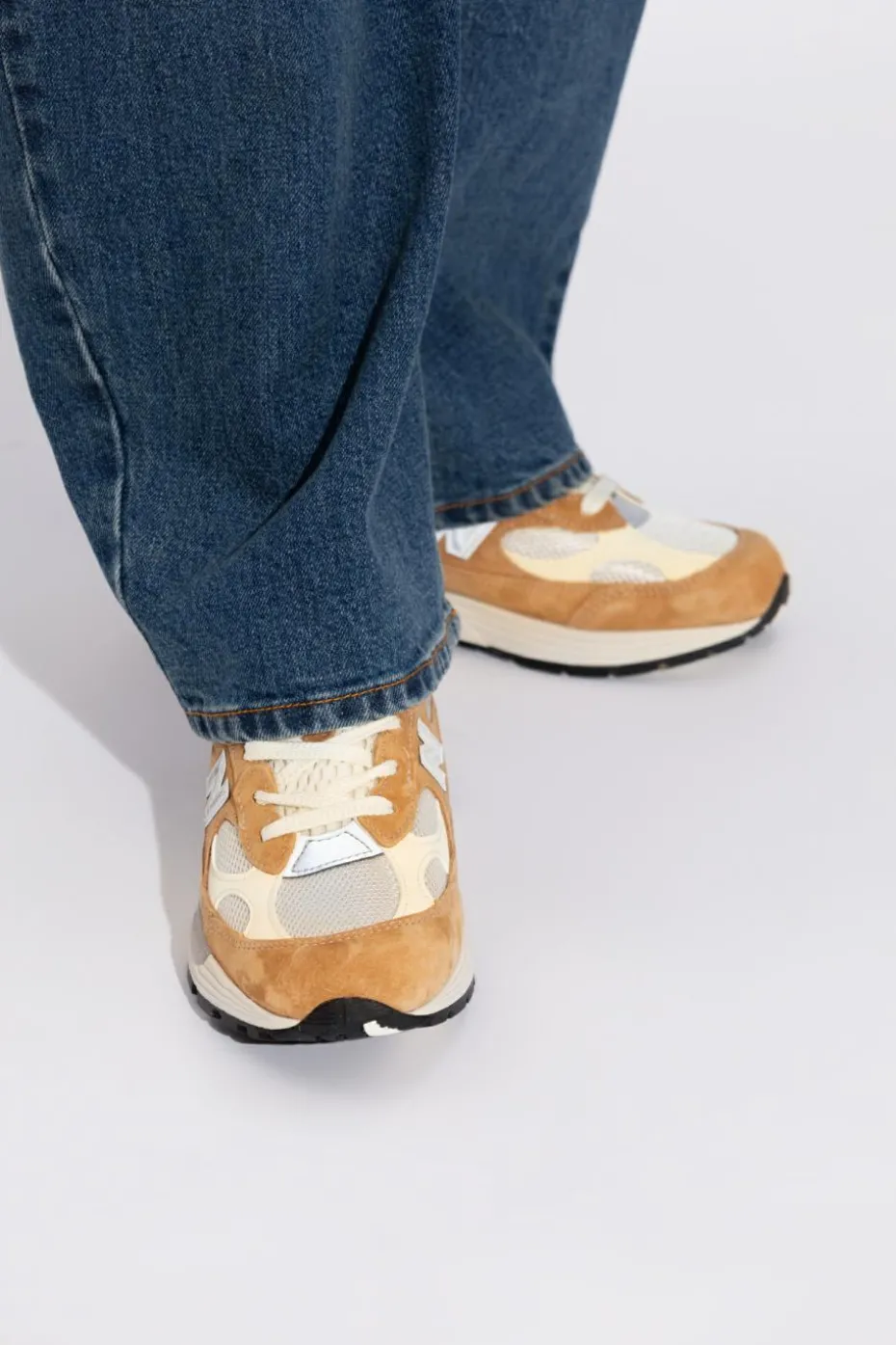 New Balance beige Sports shoes `U992CC`