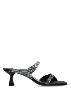 Nodaleto BLACK Heeled slippers