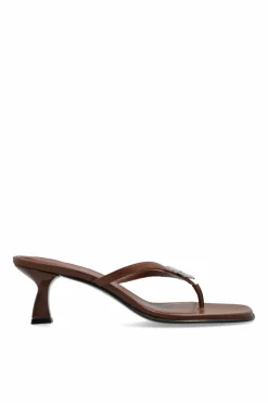 Nodaleto BROWN Heeled slippers