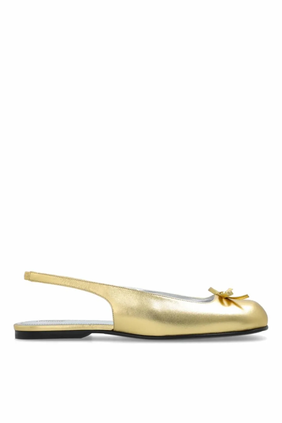 Nodaleto GOLD Leather ballet flats