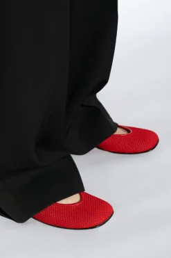 Nodaleto RED Lace Ballerinas