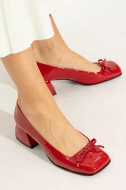 Nodaleto RED Leather heeled shoes