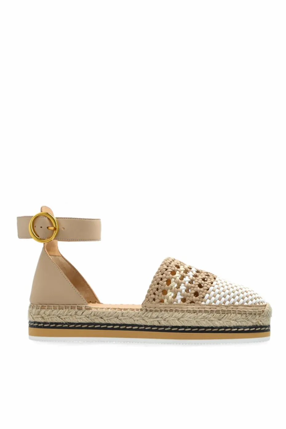 Odissi beige Platform shoes