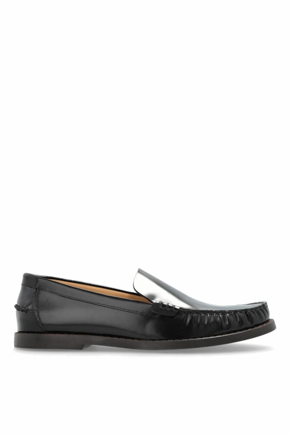 Odissi BLACK Leather shoes, type `loafers`