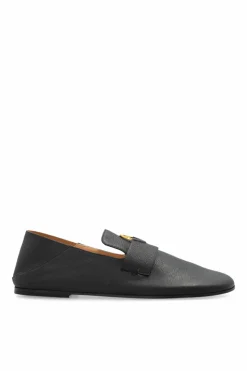 Odissi BLACK Leather shoes type āloafersā