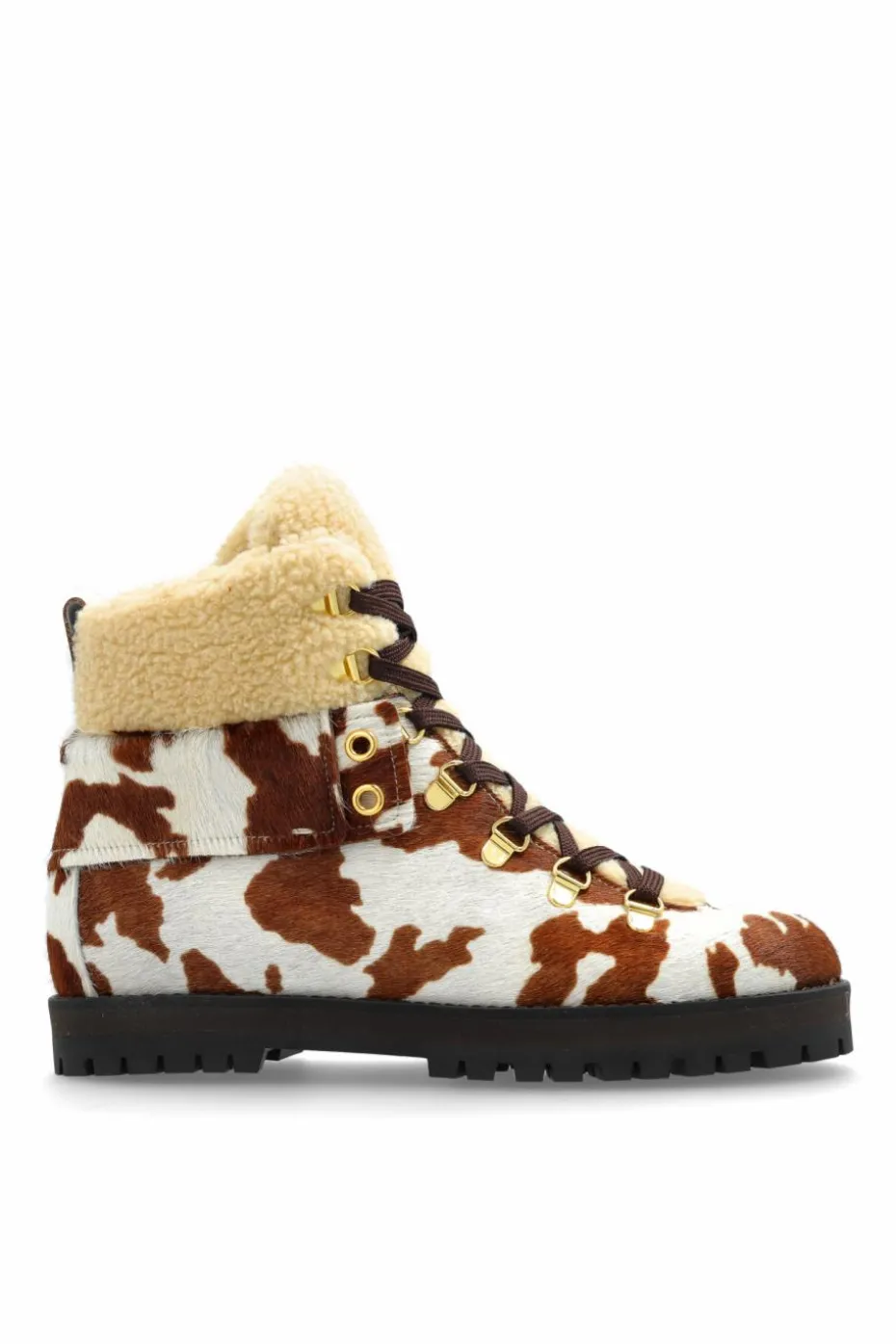 Odissi BROWN Snow boots with animal motif
