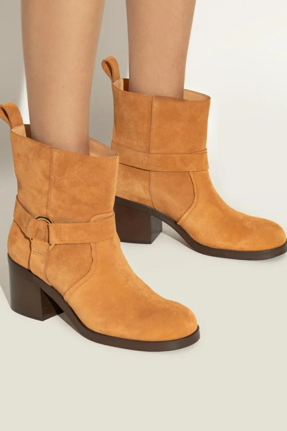 Odissi BROWN Suede ankle boots
