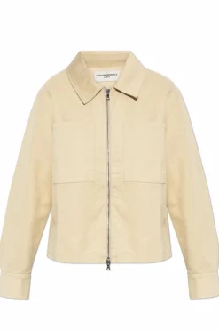Officine Generale beige Jacket with collar