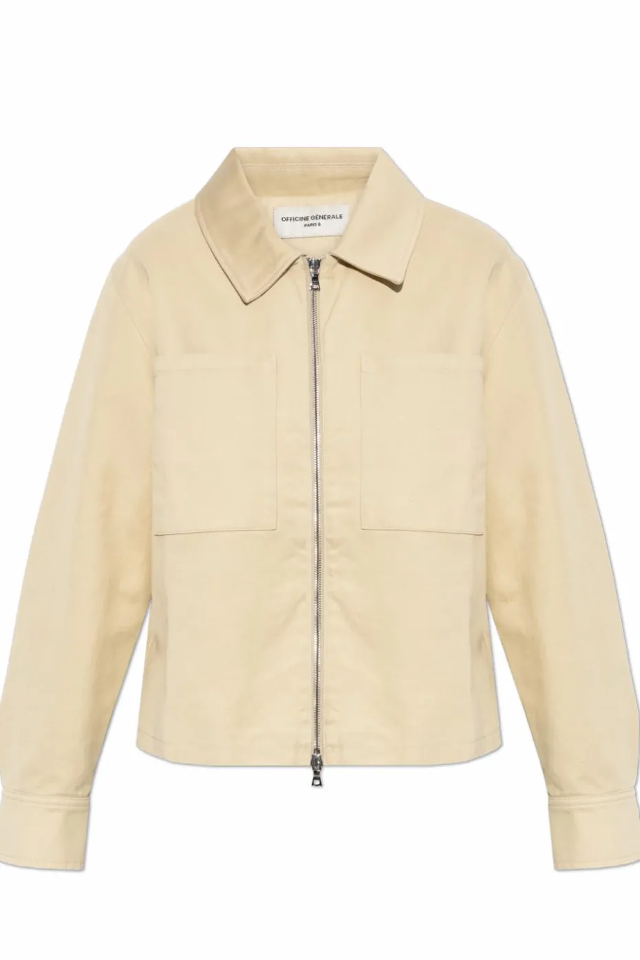 Officine Generale beige Jacket with collar