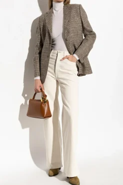 Officine Generale beige Plaid Blazer